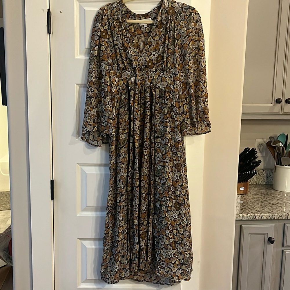 Antik Batik bell sleeve dress